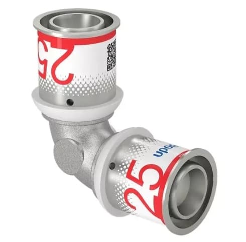 Отвод S-PRESS PLUS 25-25, латунь, '5У, Uponor