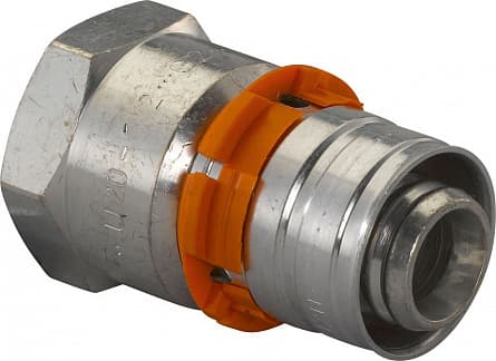 Штуцер S-PRESS с ВР 25-RP1" '5В, латунь, Uponor