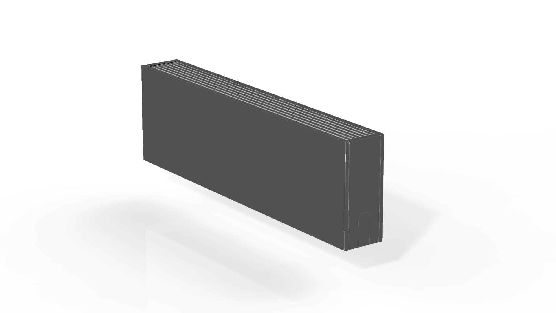 Конвектор настенный Gekon 30х060х13 RAL7048_mat