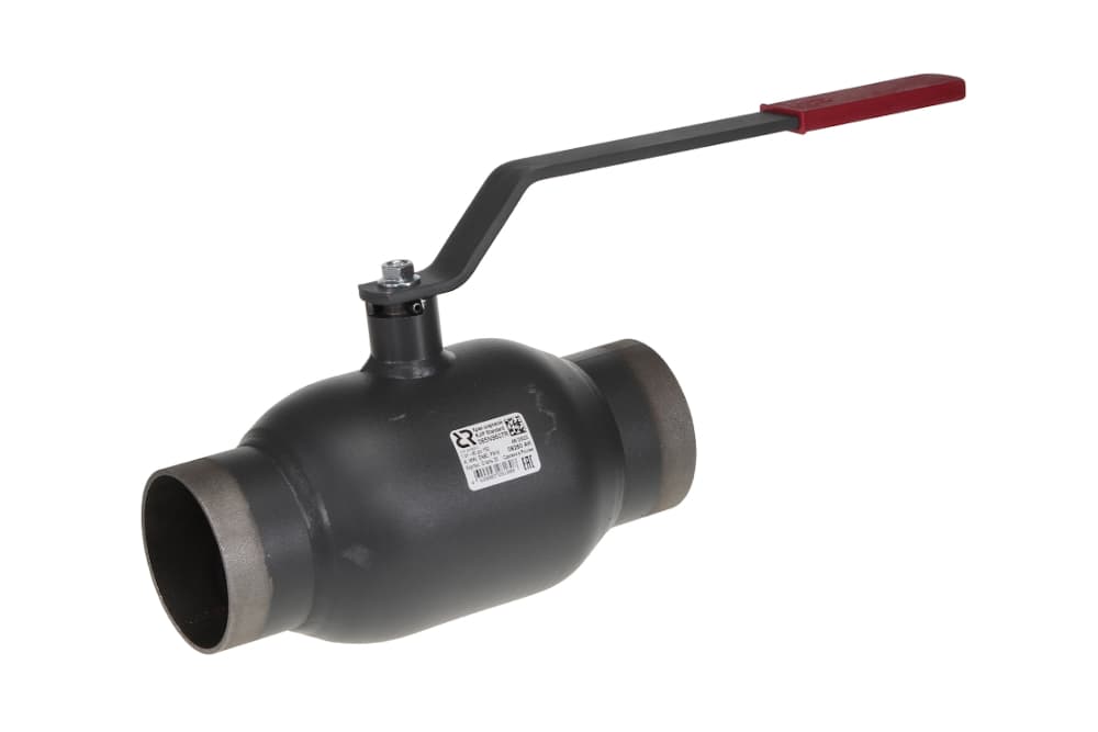Кран шаровой Ridan RJIP Standard WW DN80, Pn16 приварка, углеродистая сталь, рычаг