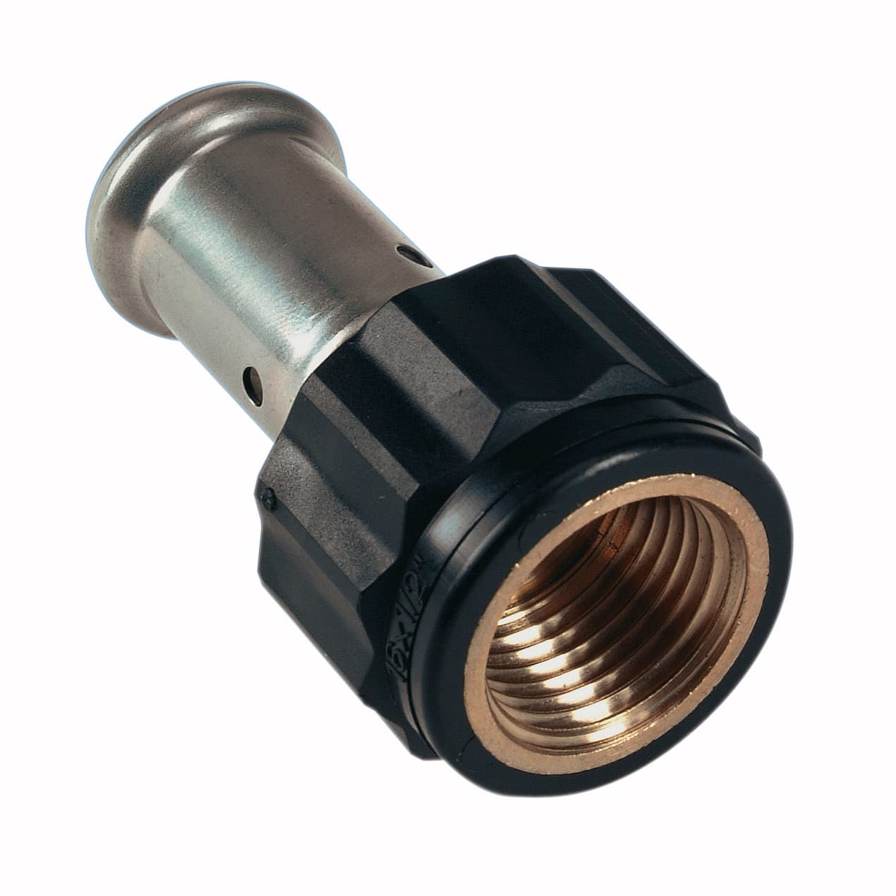 Муфта ВР, ПВДФ пресс, 20х1/2" Henco