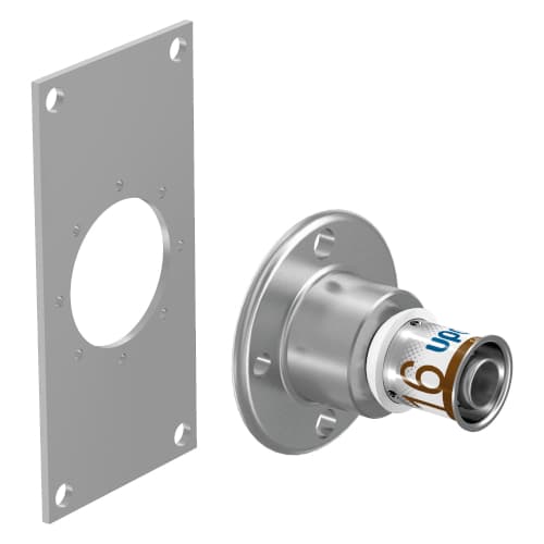Водорозетка S-PRESS PLUS под гипсокартон с ВР 16-G1/2" '5С, Uponor