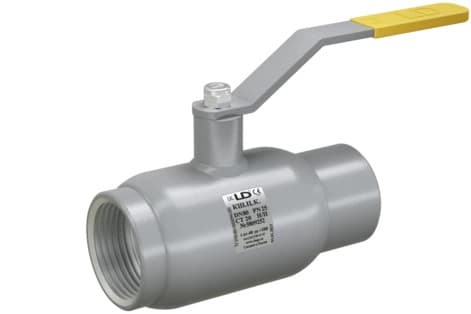 Кран шаровой LD КШЦК DN15, Pn40 ВР-приварка, сталь 20, рычаг