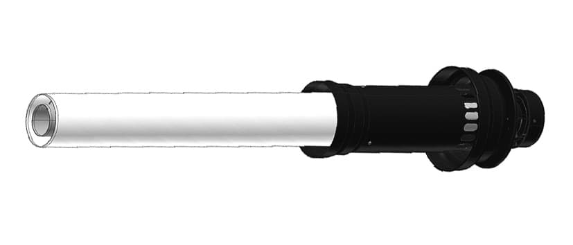 Наконечник вертикальный для коаксиальной трубы, ф60/100 мм Baxi