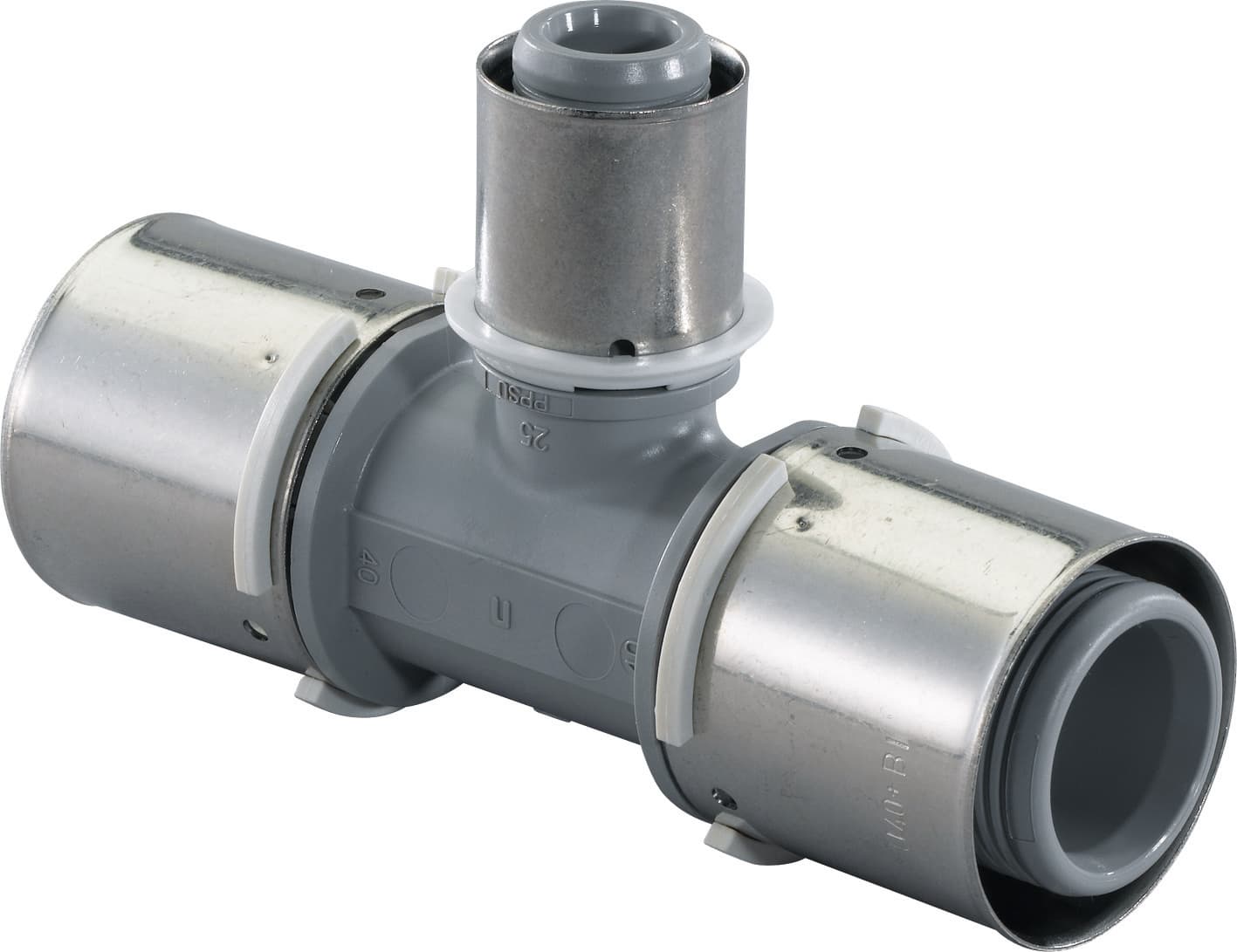 Тройник S-PRESS 50-25-50 '3В, PPSU, Uponor