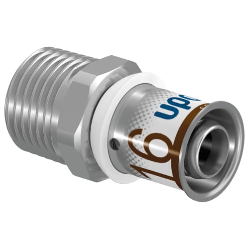 Штуцер S-PRESS PLUS НР 20-R1/2" '10Ф, латунь, Uponor