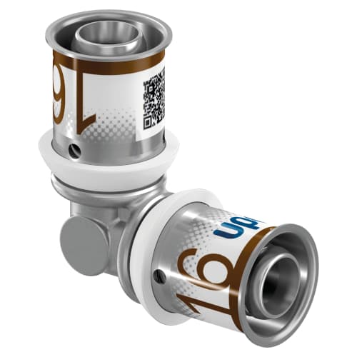 Угольник S-PRESS PLUS 16-16 '10И, латунь, Uponor