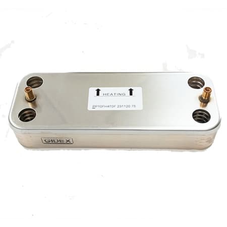 Теплообменник ГВС 24 кВт котлов FL D. Аналоги Ferroli F3980I010; F 39442530