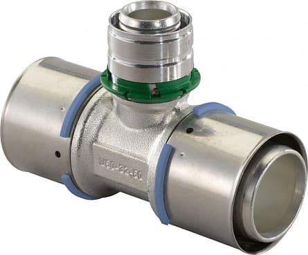 Тройник S-PRESS 50-25-50 '3В, латунь, Uponor