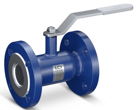 Кран шаровой LD КШЦФ DN50, Pn40 фланец, сталь 12Х18Н10Т, рычаг, для воды