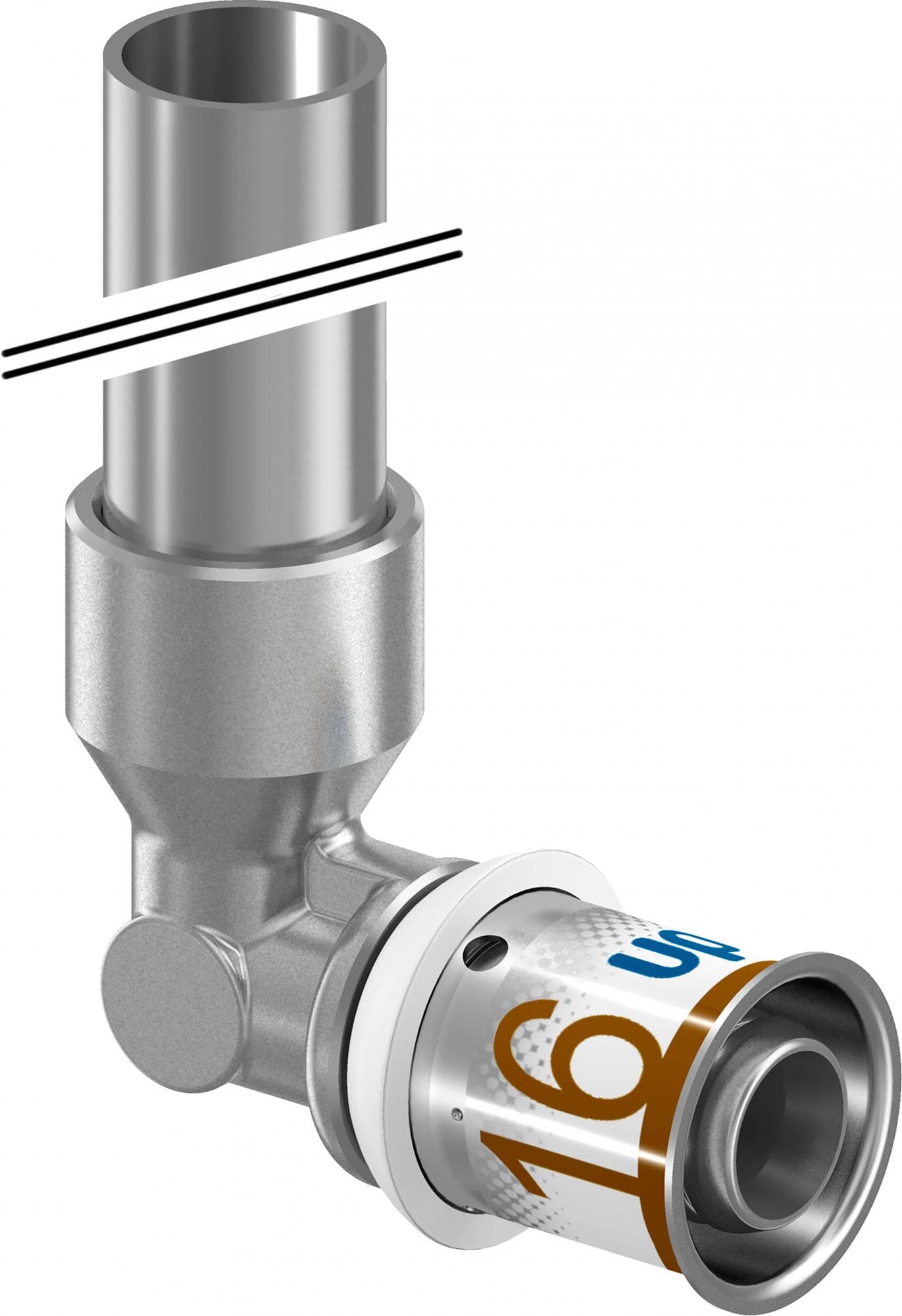 Угольник S-PRESS PLUS 16-15CU L=150MM '20У, Uponor