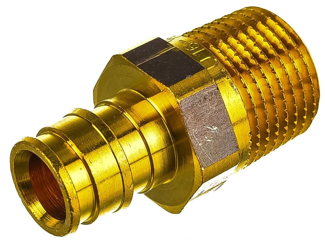 Штуцер Q&E НР 20-R3/4", '80И, DR-латунь, Uponor