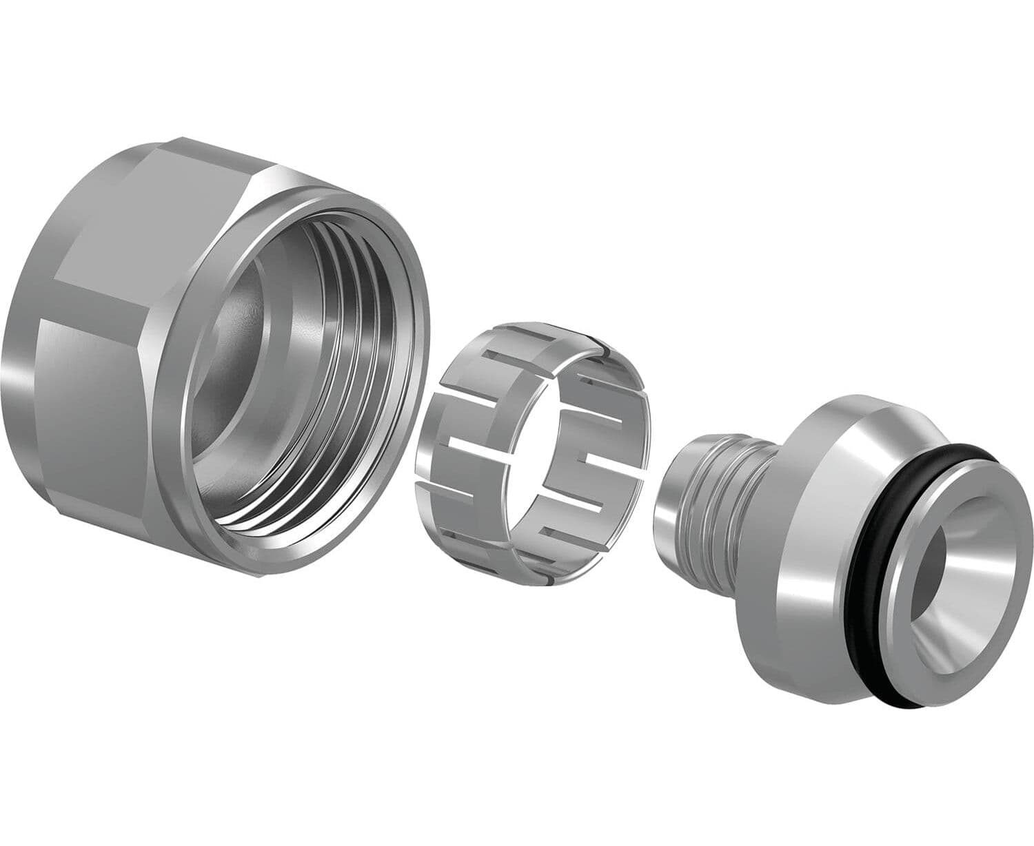 Адаптер зажимной Flex латунный PE-X 20x2,0-3/4"ВР Евроконус '10Ф