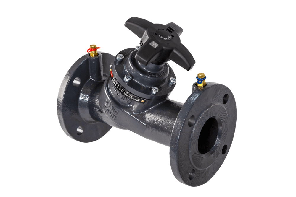 Клапан балансировочный ручной MNF-R2 DN125, фланцевый, PN16, Tmax 130C Ridan