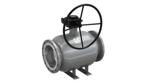Кран шаровой LD КШЦФ DN200, Pn25 фланец, сталь 20, с редуктором