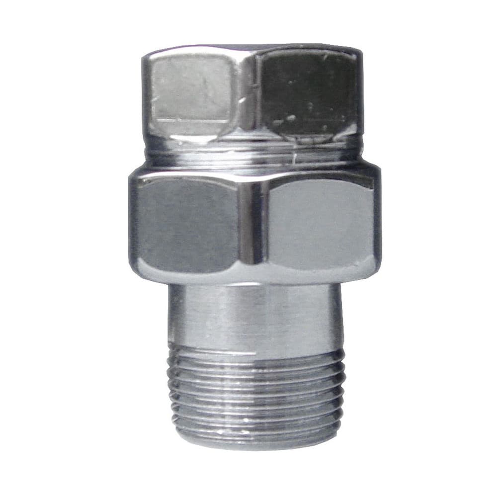 Фитинг прямой трехразъемный 3/4", покрытие серебро FAR