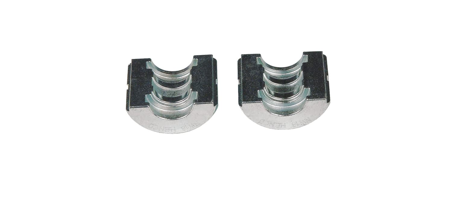 Набор пресс-насадок для клещей BE-UNI, BE-MINI и M-BH, 32X3, набор из 2 штук Henco